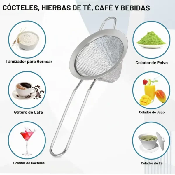 Fine strainer colador fino