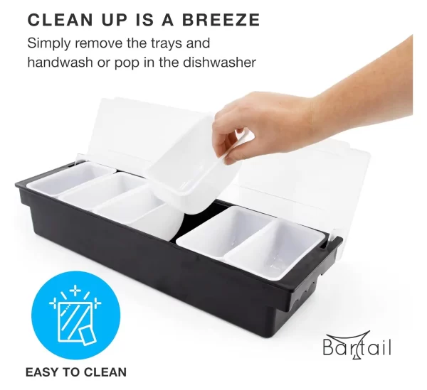 Organizador de barra móvil